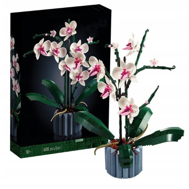 Set de constructie, Pan i Pani Gadzet, orhidee, 606 elemente, 24,5x17,5x12,5cm, plastic