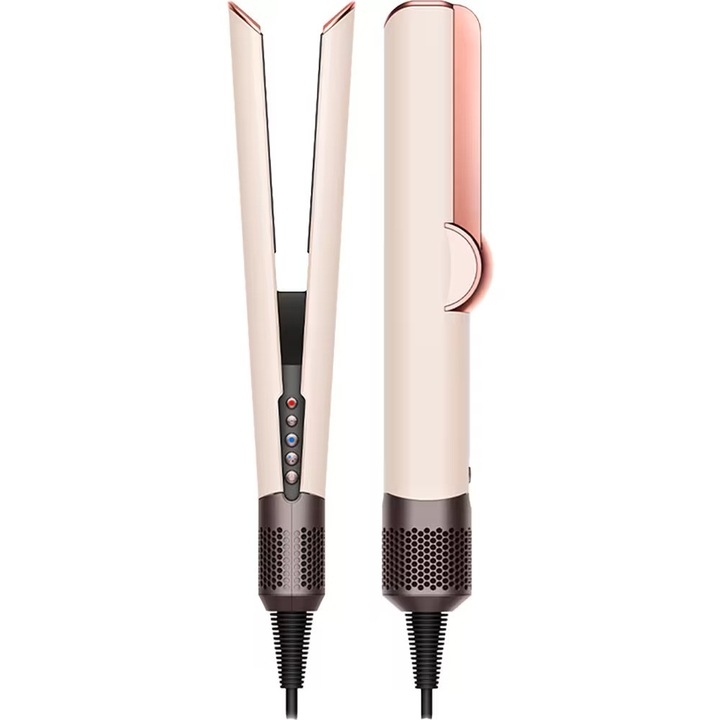 Placa Uscare Si Indreptare Par Cu Flux De Aer, 110000 Rpm, Trepte Temperatura, Mod Umed/Uscat, Aer Rece, Protectie Par Fragil, Par Neted fara Ardere, Control Inteligent Ventilatie, Culoare Roz, HADEX®