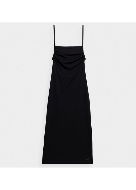 4F női ruha, fekete, viszkóz