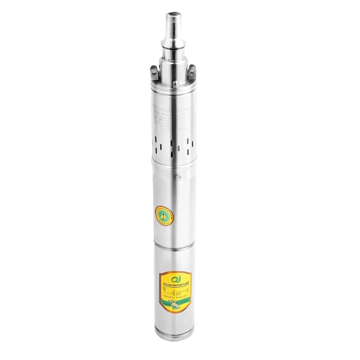 Pompa submersibilă, 24V DC, 0, 37 kW, inox, înălțime pompare 65 m, debit 2 m/h