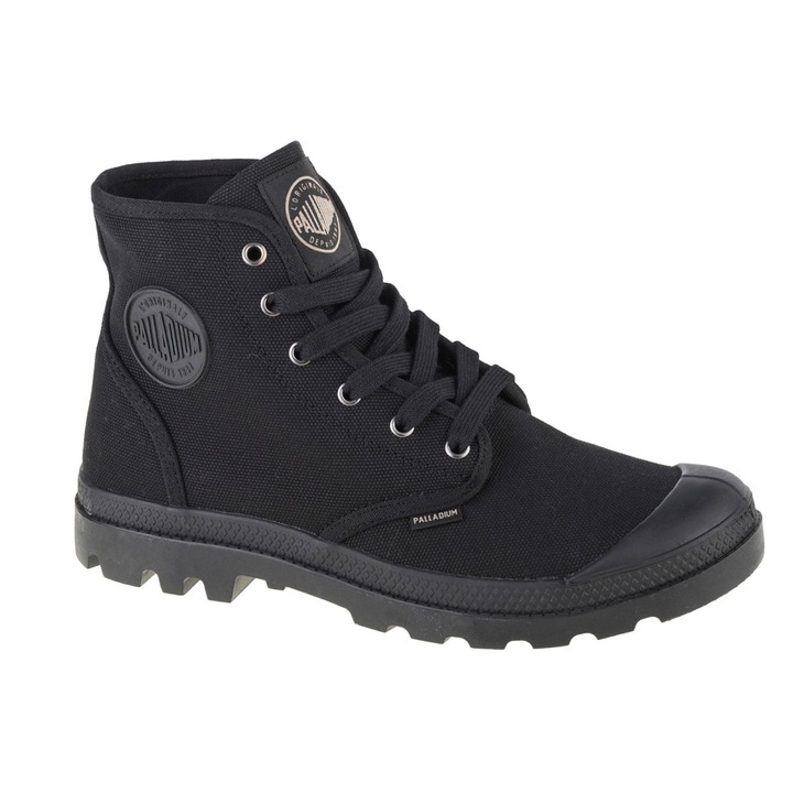 Ghete barbati Palladium Pampa Hi, culoare negru, material textil, 41 EU
