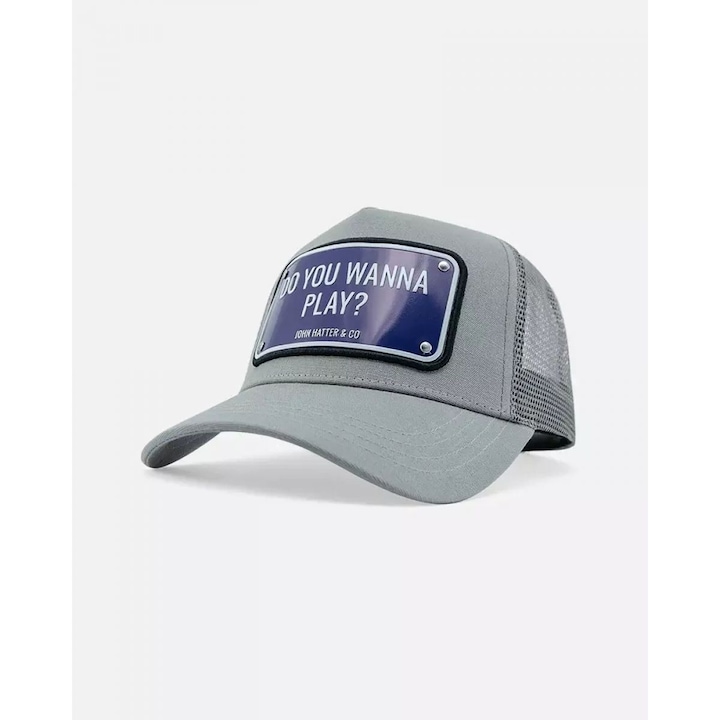 Шапка JOHN HATTER & WAS WILLST DU SPIELEN? 1-1022-U00, сива