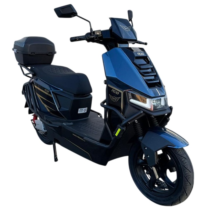 Scuter electric RDB RAC PLUS, 2000W, albastru, 80-85km autonomie, 25 km/h