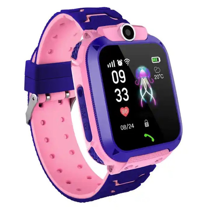 Luxura Pink Junior dětský chytrý hodinky růžové