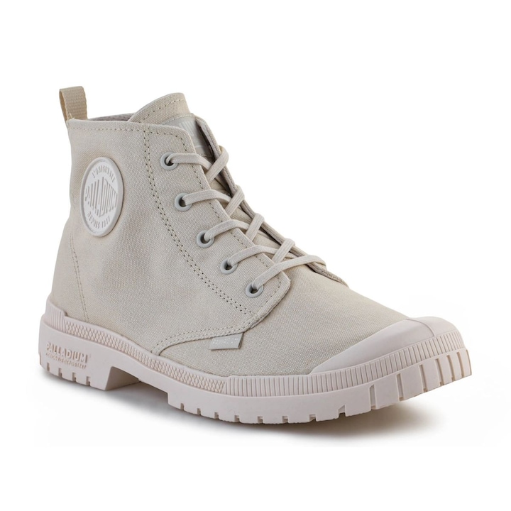 Női tornacipő Palladium Pampa Sp20 Hi Cvs 76838-210, textil, gumi talp, bézs, 37 EU