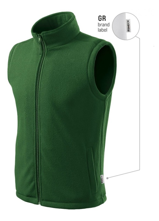 Vesta Fleece Unisex RIMECK Next MLI-518GR, verde, M INTL