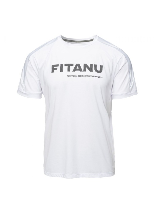 Мъжка тениска, Fitanu Flan 92800617833, бързосъхнеща, бяла, полиестер