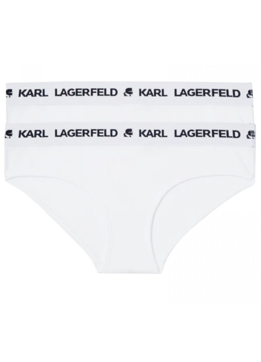 Дамско бельо 211W2125, Karl Lagerfeld, бяло, 2 чифта, XS INTL