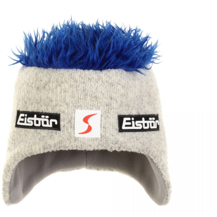 Мъжка шапка Eisbar Cocker MU SP Y2K, полар, изкуствена кожа, универсален размер