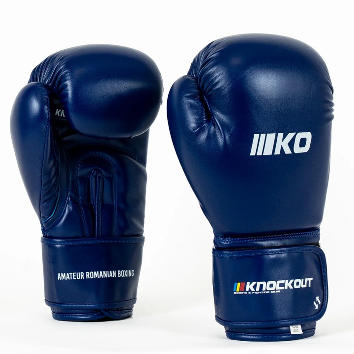 Manusi Box Knockout Competition Albastru / 8 OZ