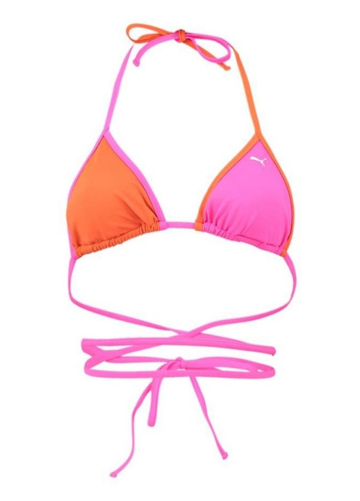 Дамски бански костюм, Puma, Wrap Triunghi, розов, еластична материя