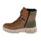 Ghete dama Rieker, model inalt, piele naturala, multicolor, talpa de cauciuc, 38 EU