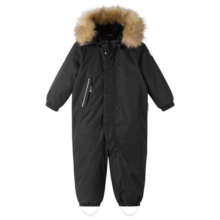 Salopeta copii, Reima, Gotland Jr, impermeabila, neagra, poliester