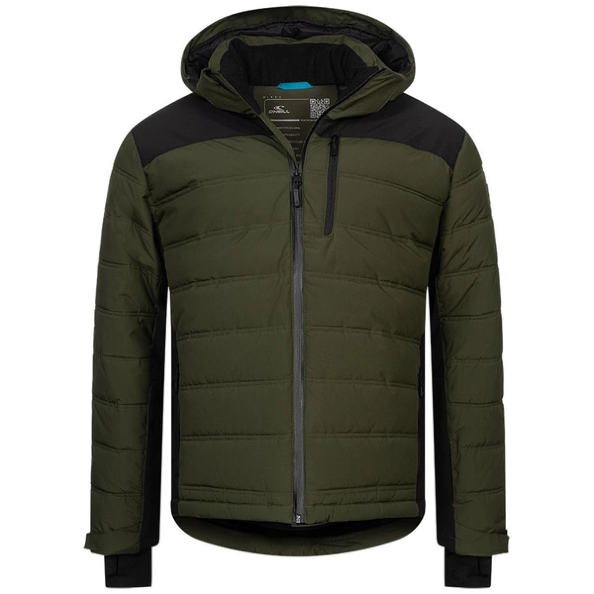 [415GP] O'Neill O'Neill, Geaca pentru schi FWC'Cruz Triple Snow, Alb fildes, Negru