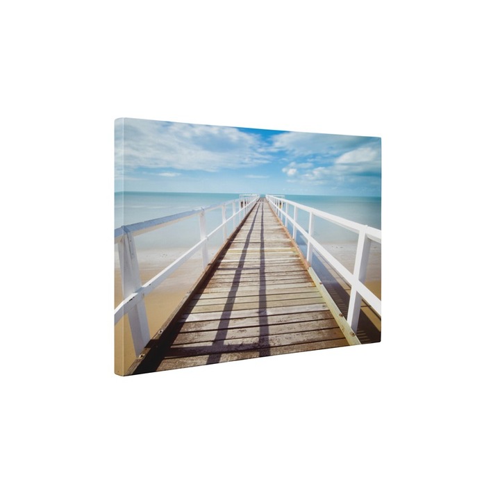 Plimbare vara - Tablou Canvas - 95x125 cm