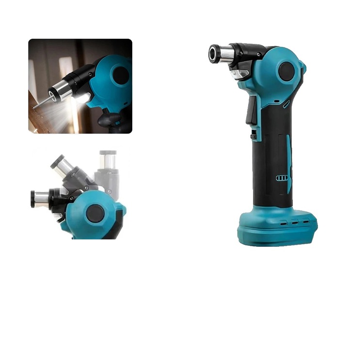 Ciocan rotopercutor electric, unghiuri ajustabile, lumina LED