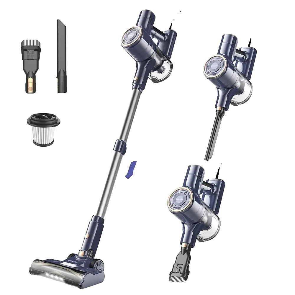 Aspirator cu filtrare HEPA, 600W, 6m cablu, albastru