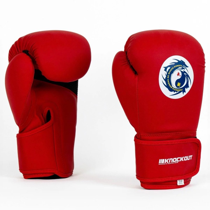 Manusi Knockout Wushu Rosu / 14 OZ