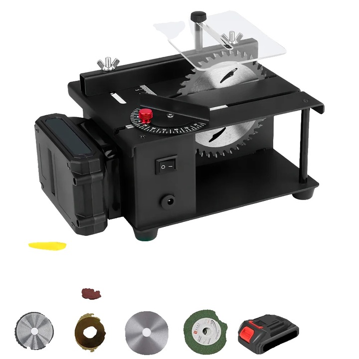 Fierastrau electric, multifunctional, set cu baterie litiu, 110mm, 35mm, compact