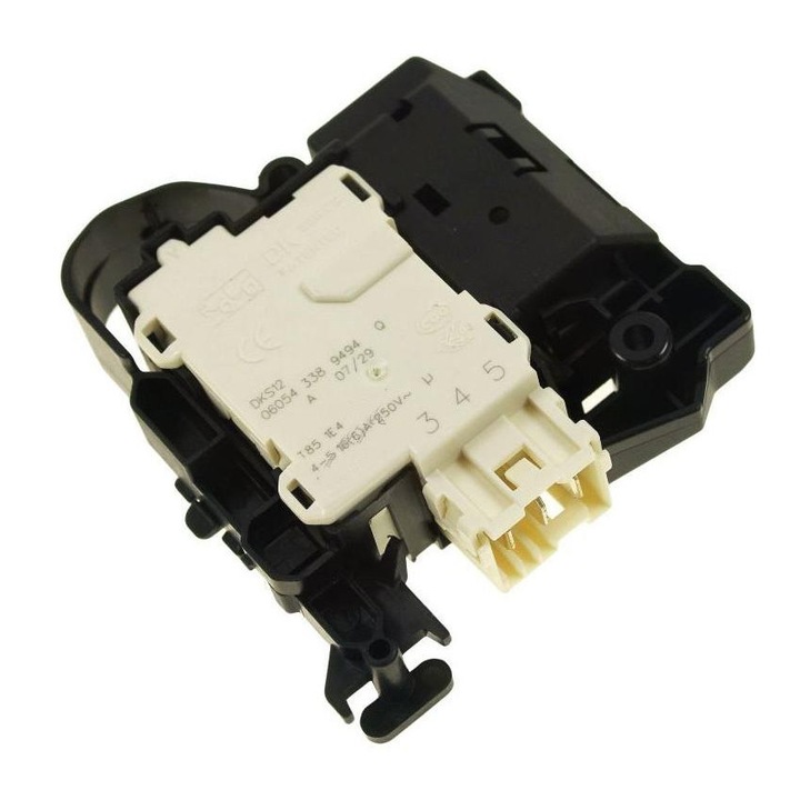 Електрически имобилайзер за врата на пералня Vestel 32040575, издръжлив, лесен за инсталиране, бял