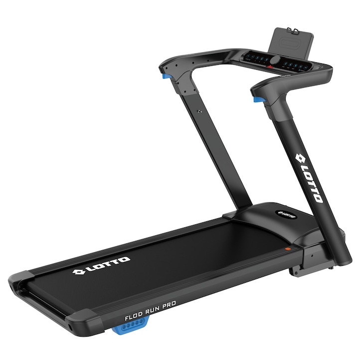 Banda de alergat electrica Lotto Fold Run Pro, 100% pliabila, inclinare automata, bluetooth, Fitshow/Kinomap/Zwift, viteza maxima 18 km/h motor 4CP, greutate maxima suportata 150kg, suprafata alergare 130x48 cm