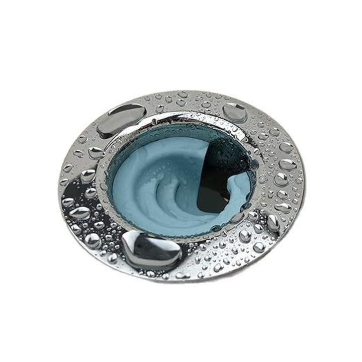 Фуния за отцеждане на баня, 2 размера, 3.5-4.5 см, синя