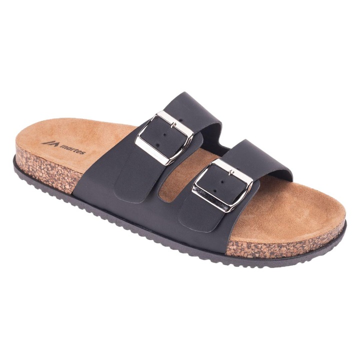 Férfi papucs Martes BIREN, szintetikus, fekete