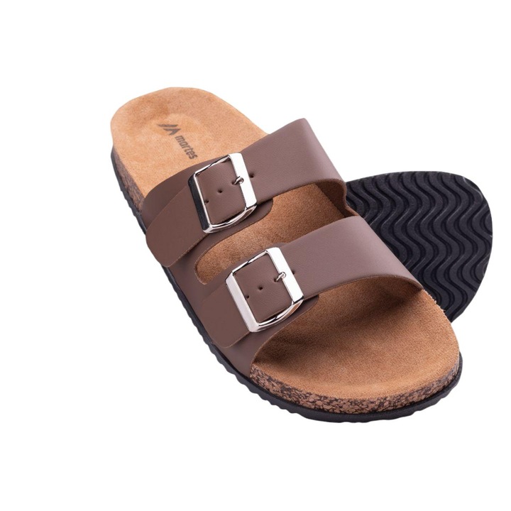 Férfi papucs Martes BIREN, szintetikus, barna