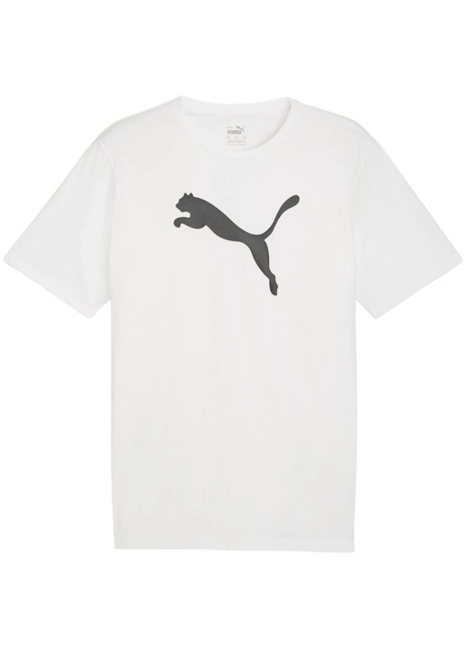 Tricou pentru barbati, Puma 658705 04, bumbac, logo mare, alb, S INTL