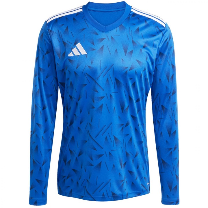 Bluza sport barbati adidas Team Icon 25, maneca lunga, albastru, poliester reciclat, XL INTL