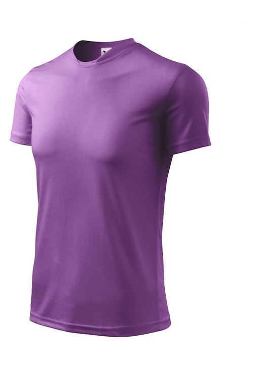 Férfi póló, MALFINI, interlock-pique, gyorsan száradó, poliészter, Mályvaszín