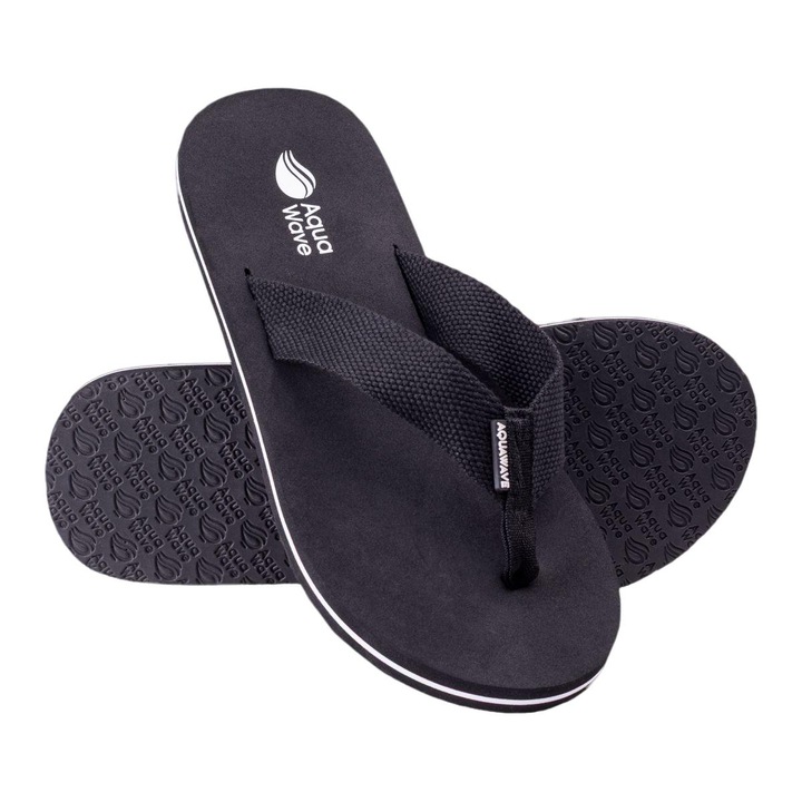 Férfi papucs AquaWave LAMEL, textil/EVA hab, fekete