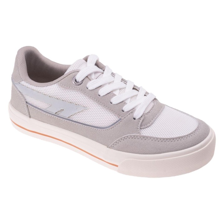 Női teniszcipő Hi-Tec, szürke, hálós és gumis, fényvisszaverő elemekkel, 39 EU