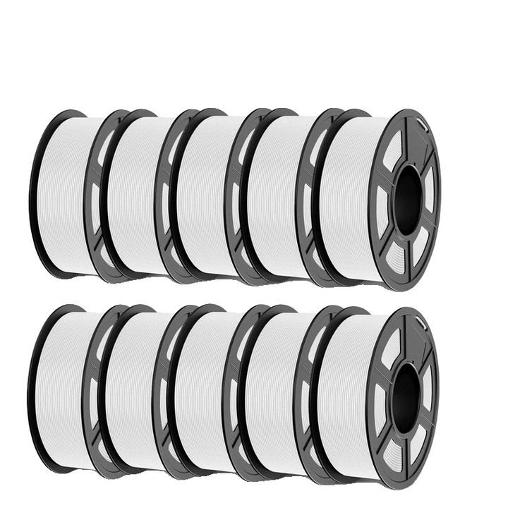 Filament 3D, PETG, 1.75mm, 320m, fehér