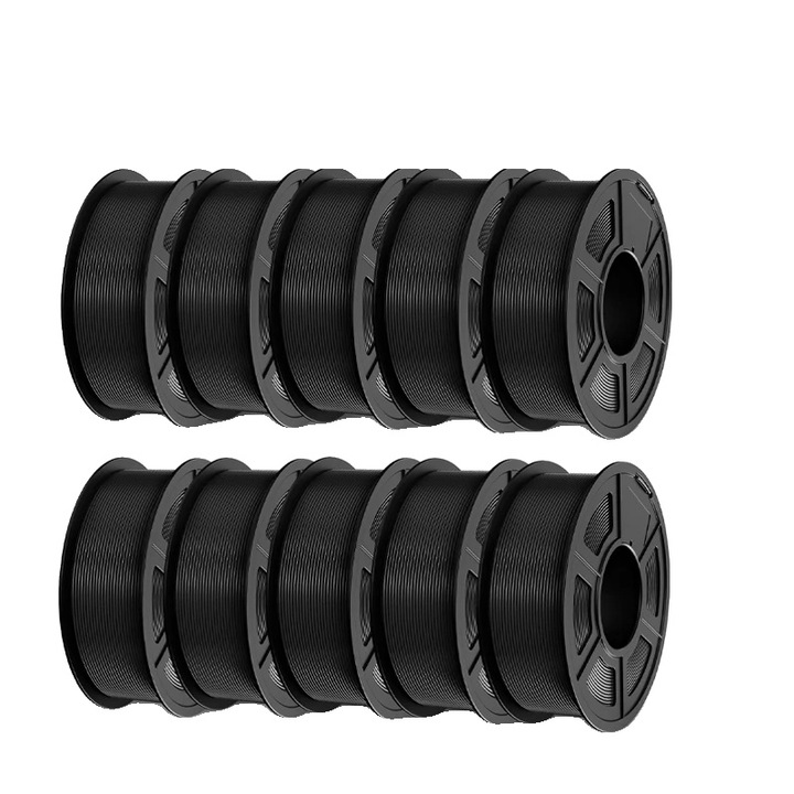 Filament 3D, PETG, 1.75mm, 320m, magas ütésállóság, fekete