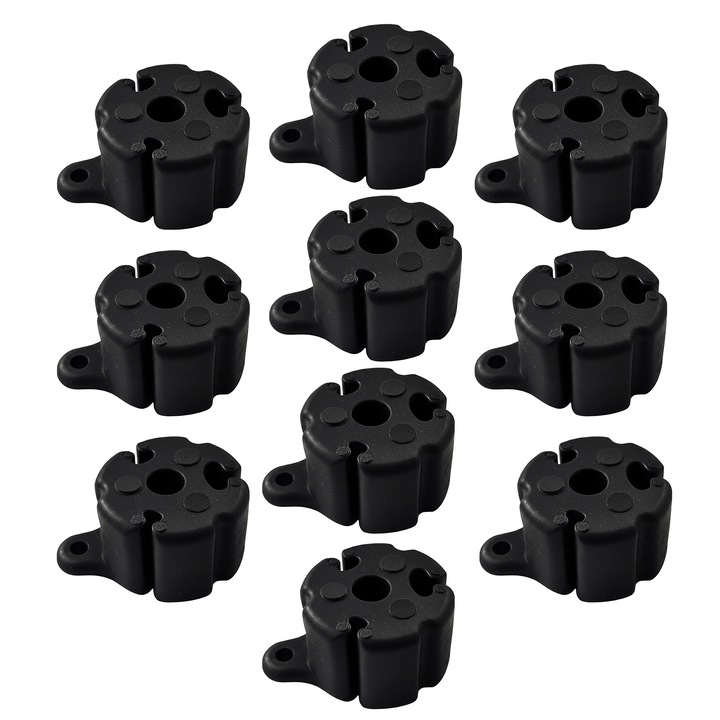 Suport Pentru Undita, Ready, Stabilizare Bila Silicon, Pescuit, Negru, 10 Bucati