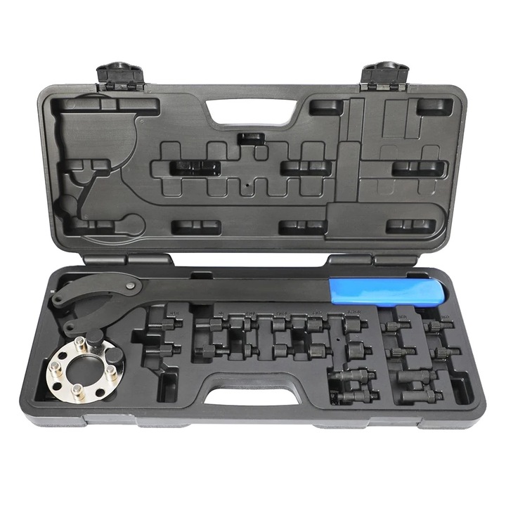Set de unelte pentru repararea sistemului de sincronizare, chei si truse chei, multiple adaptoare, dimensiuni variate
