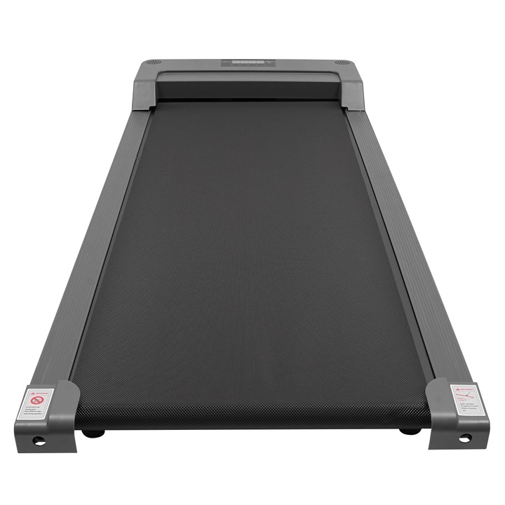 Futópad, Walking pad íróasztal alá, 3,0 LE, Kompakt 120×53×12 cm, Képernyővel, Dőlésszög nélkül, Elektromos, Otthoni és irodai használatra