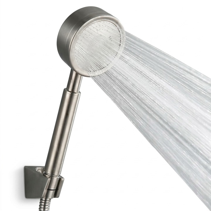 Para de dus, RZTech, Otel inoxidabil, Panou detasabil, etans, anti-rugina, rezistent la socuri, Argintiu