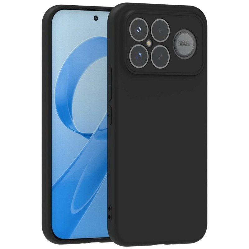 Husa pentru Xiaomi Poco F8 Ultra Daden® Silicon SoftFlex, Ultra Slim, Protectie sporita, Interior de microfibra, Negru