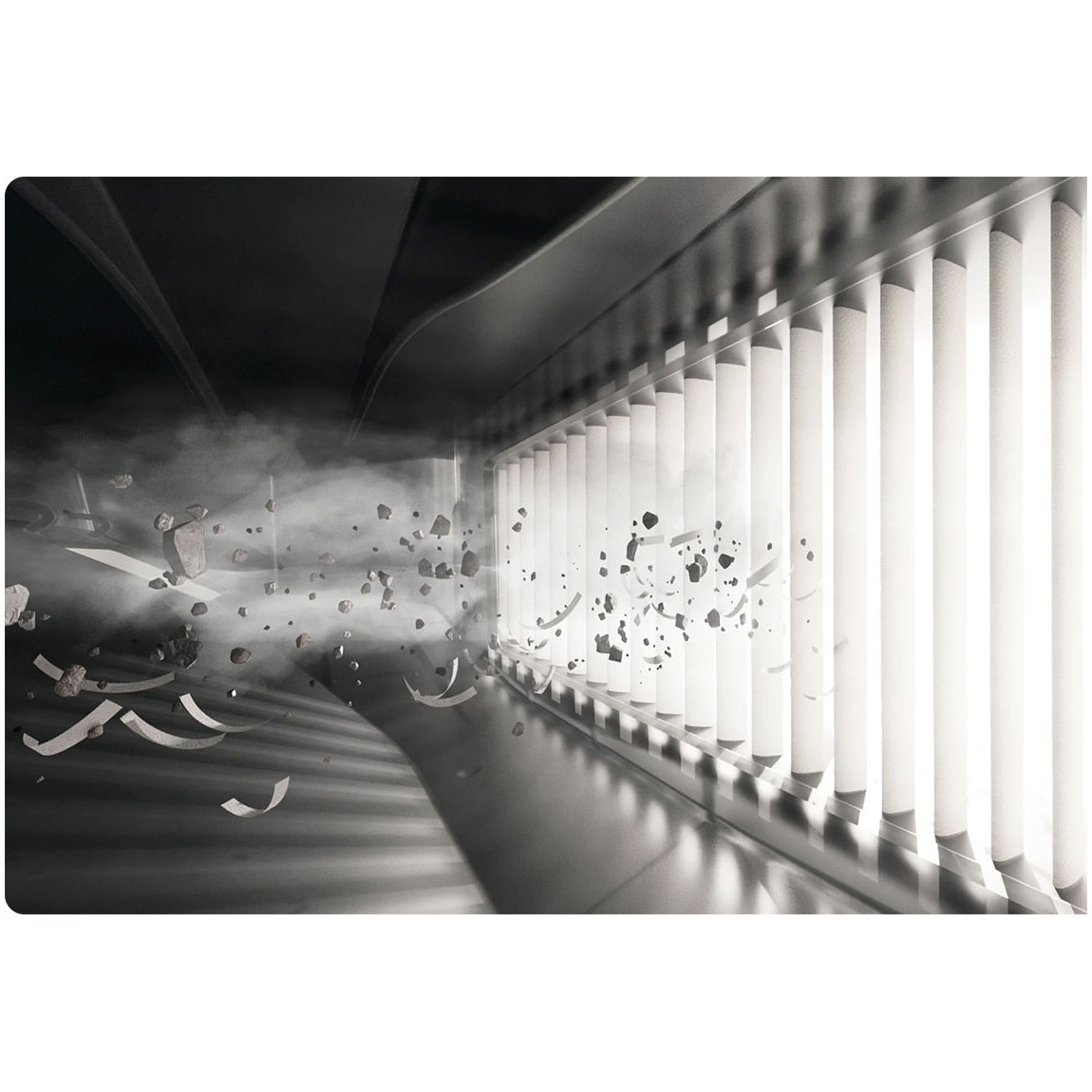 Robot aspirator si mop MOVA V50 Ultra Complete, 24000Pa, Auto-curatare, Perii anti-incurcare, Statie inteligenta, Alb