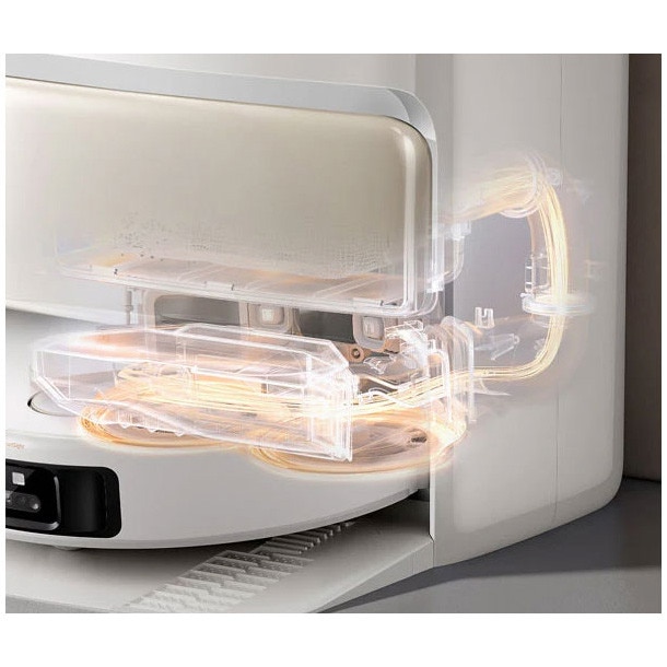 Robot aspirator si mop MOVA V50 Ultra Complete, 24000Pa, Auto-curatare, Perii anti-incurcare, Statie inteligenta, Alb