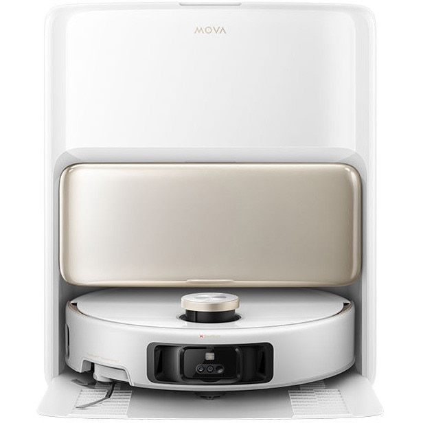 Robot aspirator si mop MOVA V50 Ultra Complete, 24000Pa, Auto-curatare, Perii anti-incurcare, Statie inteligenta, Alb