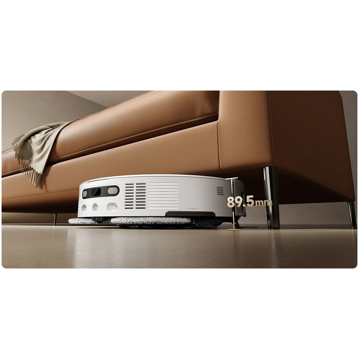 Robot aspirator si mop MOVA V50 Ultra Complete, 24000Pa, Auto-curatare, Perii anti-incurcare, Statie inteligenta, Alb