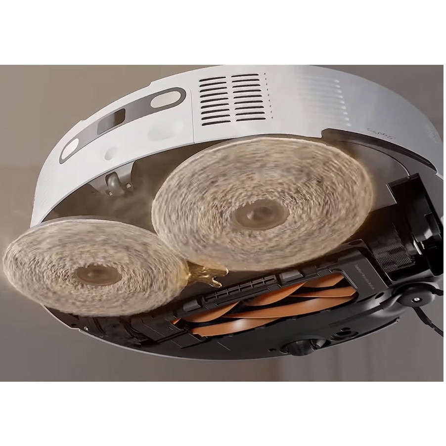 Robot aspirator si mop MOVA V50 Ultra Complete, 24000Pa, Auto-curatare, Perii anti-incurcare, Statie inteligenta, Alb