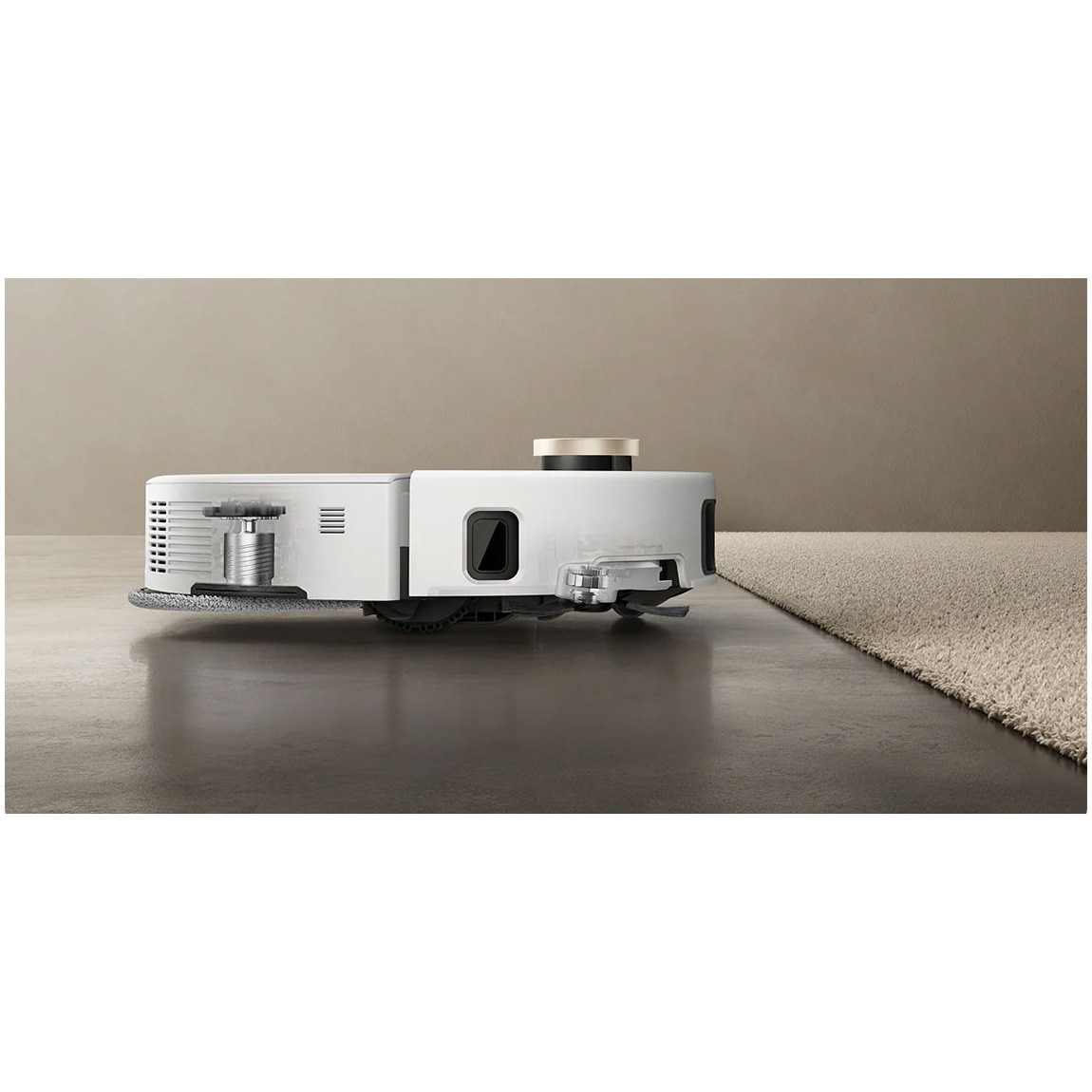 Robot aspirator si mop MOVA V50 Ultra Complete, 24000Pa, Auto-curatare, Perii anti-incurcare, Statie inteligenta, Alb