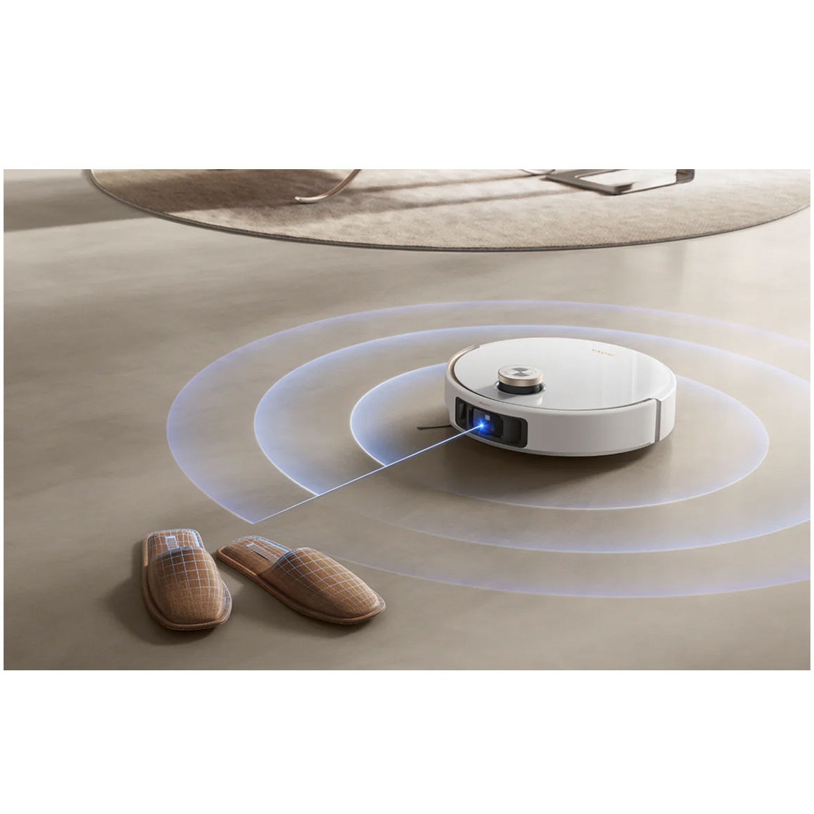 Robot aspirator si mop MOVA V50 Ultra Complete, 24000Pa, Auto-curatare, Perii anti-incurcare, Statie inteligenta, Alb