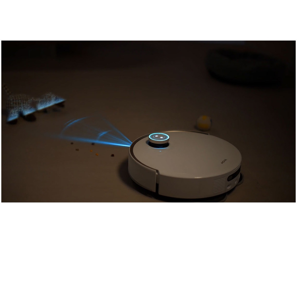 Robot aspirator si mop MOVA V50 Ultra Complete, 24000Pa, Auto-curatare, Perii anti-incurcare, Statie inteligenta, Alb