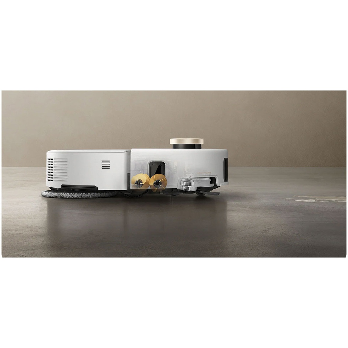 Robot aspirator si mop MOVA V50 Ultra Complete, 24000Pa, Auto-curatare, Perii anti-incurcare, Statie inteligenta, Alb