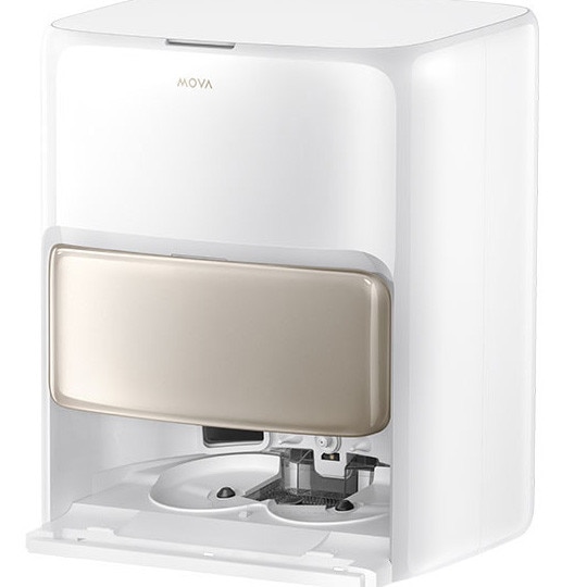 Robot aspirator si mop MOVA V50 Ultra Complete, 24000Pa, Auto-curatare, Perii anti-incurcare, Statie inteligenta, Alb